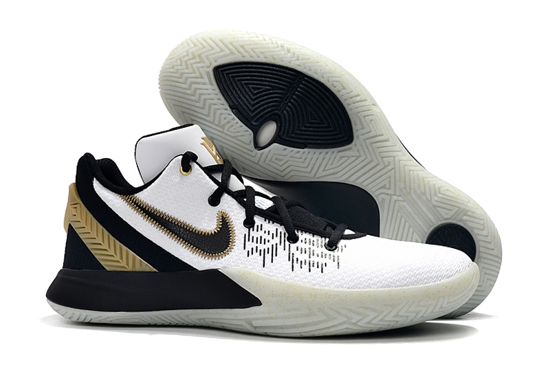 Nike Kyrie Flytrap II White Black Gold Shoes